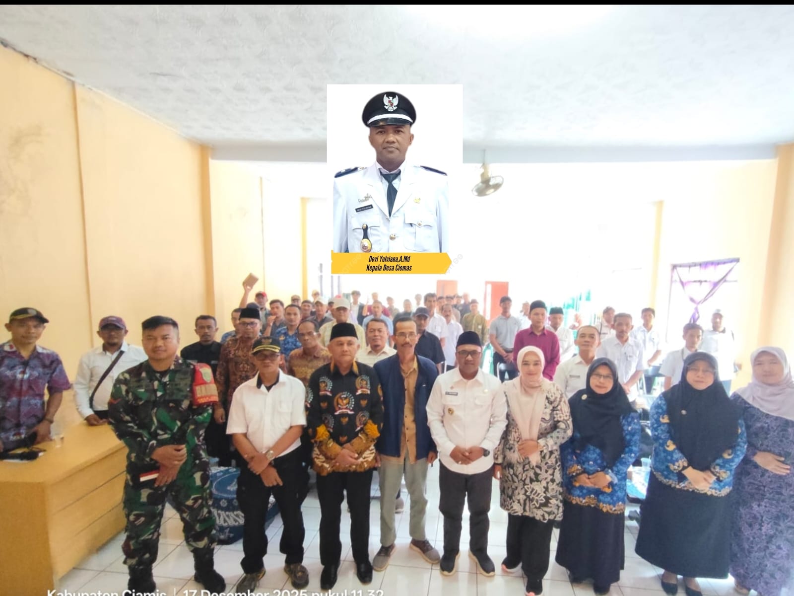 DESA CIOMAS SUSUN RENCANA SKALA PRIORITAS PENGGUNAAN DANA DESA (DD) TAHUN 2026